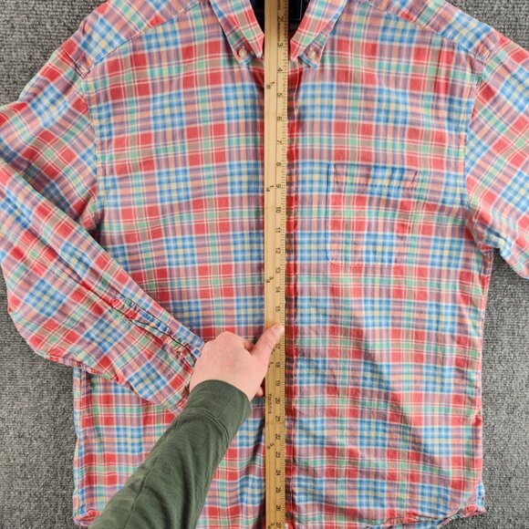Vineyard Vines Murray Shirt Medium Multicolor Plaid Long Sleeve Button Up Shirt - Picture 13 of 16